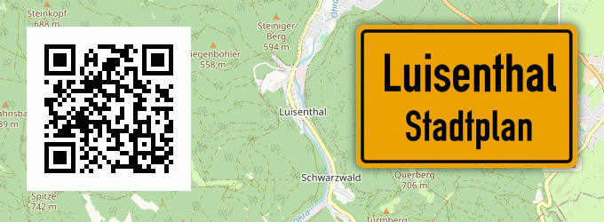 Stadtplan Luisenthal, Thüringen