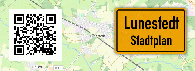 Stadtplan Lunestedt