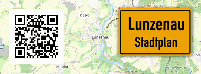 Stadtplan Lunzenau