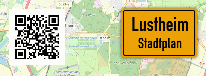 Stadtplan Lustheim