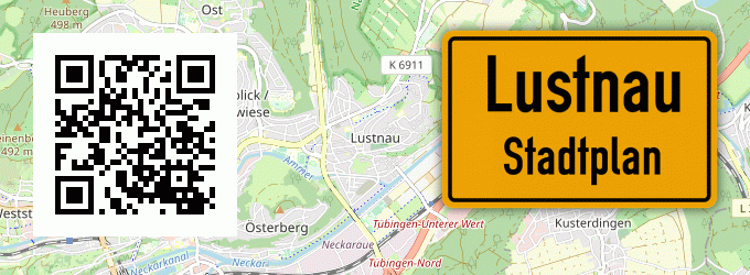 Stadtplan Lustnau