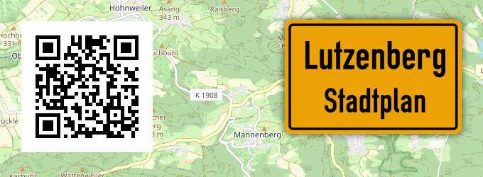 Stadtplan Lutzenberg