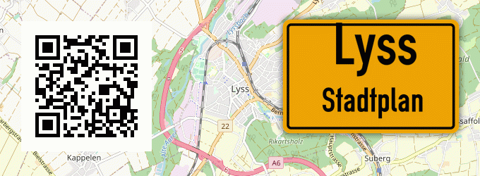 Stadtplan Lyss