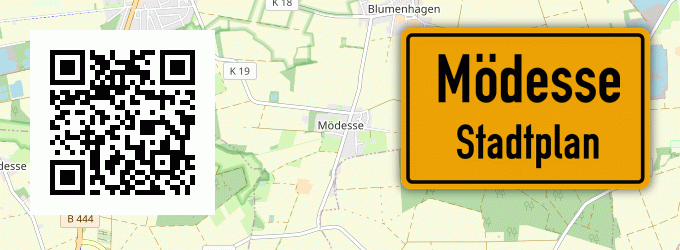 Stadtplan Mödesse