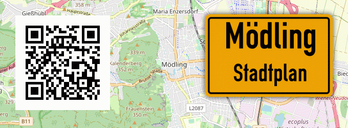 Stadtplan Mödling