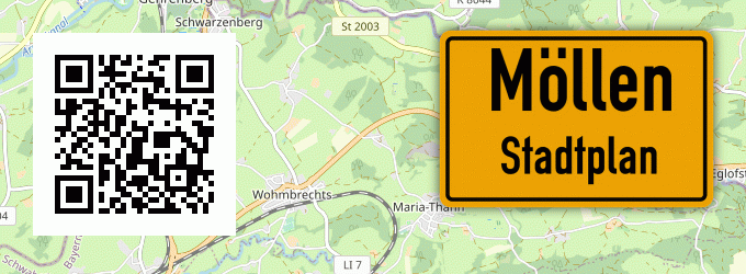 Stadtplan Möllen