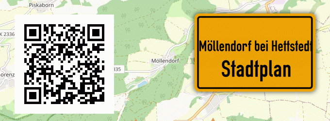Stadtplan Möllendorf bei Hettstedt, Sachsen-Anhalt