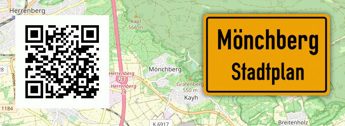 Stadtplan Mönchberg