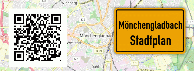 Stadtplan Mönchengladbach