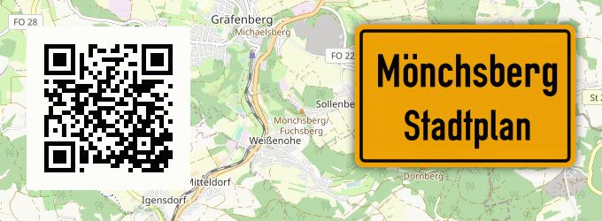 Stadtplan Mönchsberg