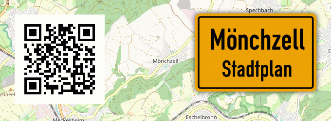Stadtplan Mönchzell