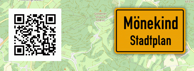 Stadtplan Mönekind