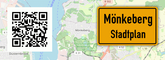Stadtplan Mönkeberg