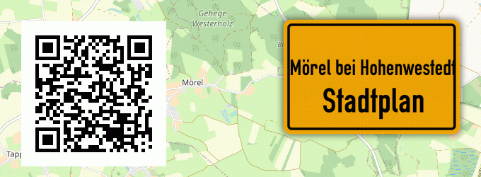 Stadtplan Mörel bei Hohenwestedt