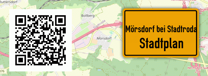 Stadtplan Mörsdorf bei Stadtroda