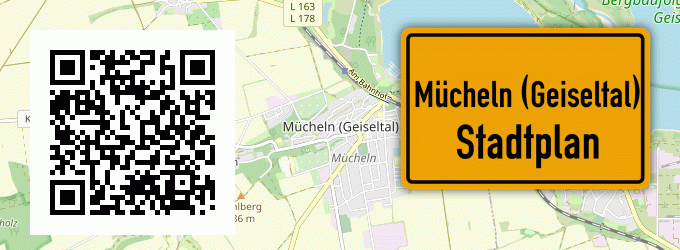 Stadtplan Mücheln (Geiseltal)
