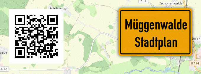 Stadtplan Müggenwalde