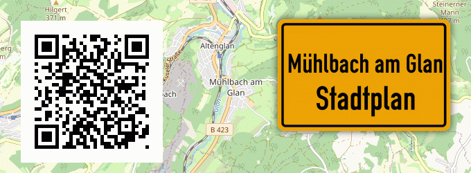 Stadtplan Mühlbach am Glan