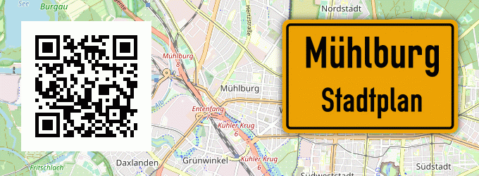 Stadtplan Mühlburg