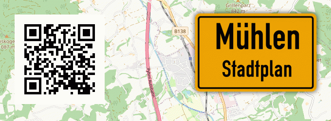 Stadtplan Mühlen