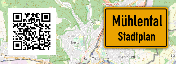 Stadtplan Mühlental