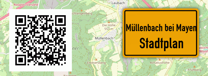 Stadtplan Müllenbach bei Mayen