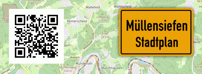 Stadtplan Müllensiefen