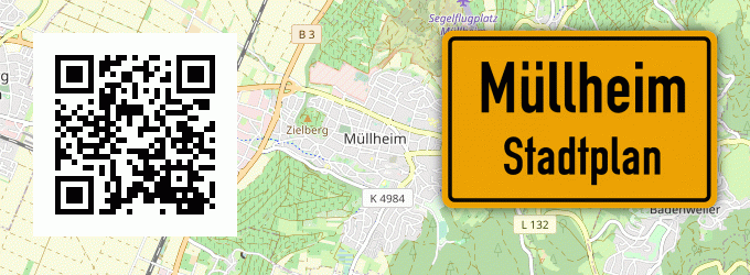 Stadtplan Müllheim