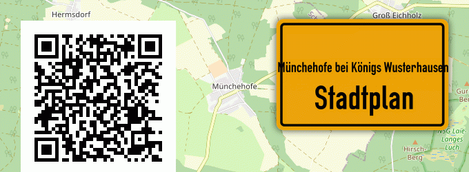 Stadtplan Münchehofe bei Königs Wusterhausen