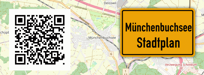 Stadtplan Münchenbuchsee