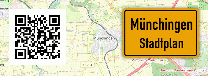 Stadtplan Münchingen