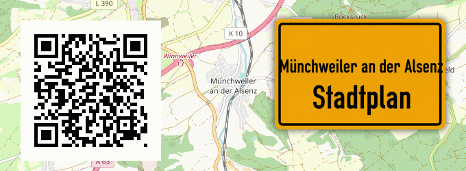 Stadtplan Münchweiler an der Alsenz