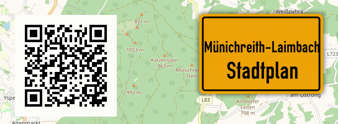 Stadtplan Münichreith-Laimbach