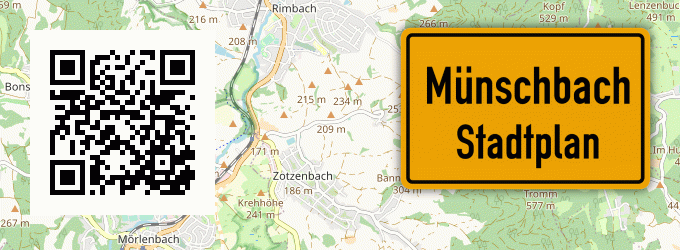 Stadtplan Münschbach
