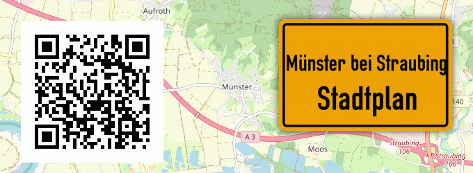 Stadtplan Münster bei Straubing
