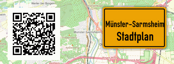Stadtplan Münster-Sarmsheim