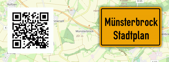 Stadtplan Münsterbrock