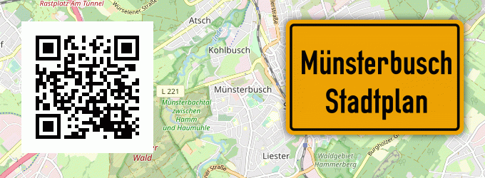 Stadtplan Münsterbusch