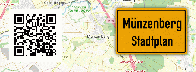 Stadtplan Münzenberg