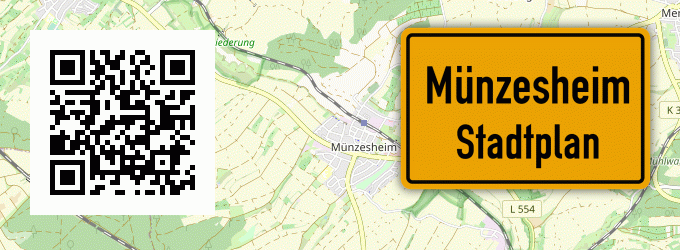 Stadtplan Münzesheim