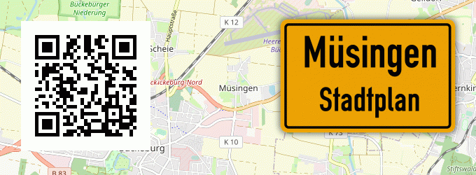 Stadtplan Müsingen