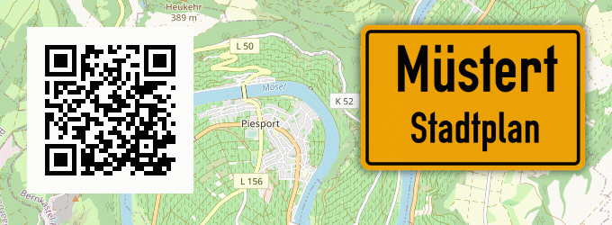 Stadtplan Müstert