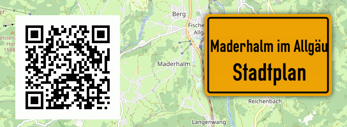 Stadtplan Maderhalm im Allgäu