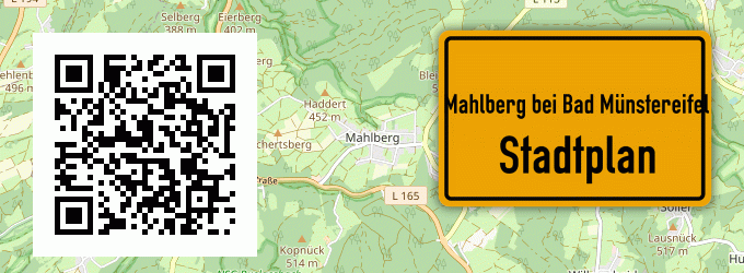 Stadtplan Mahlberg bei Bad Münstereifel