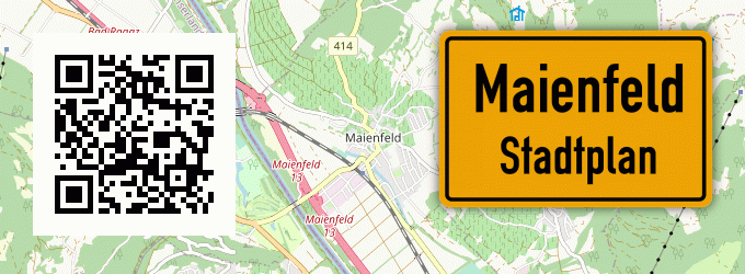 Stadtplan Maienfeld