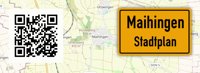 Stadtplan Maihingen