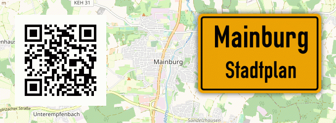 Stadtplan Mainburg