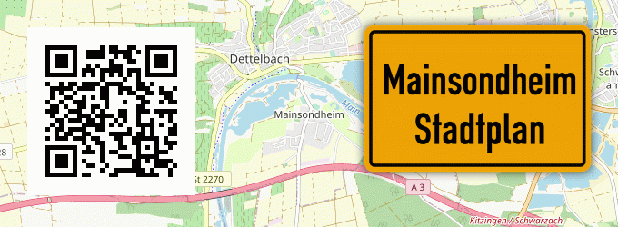 Stadtplan Mainsondheim