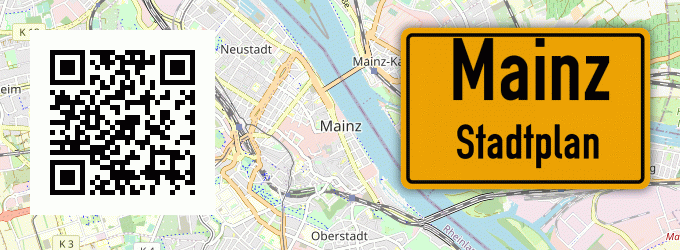 Stadtplan Mainz