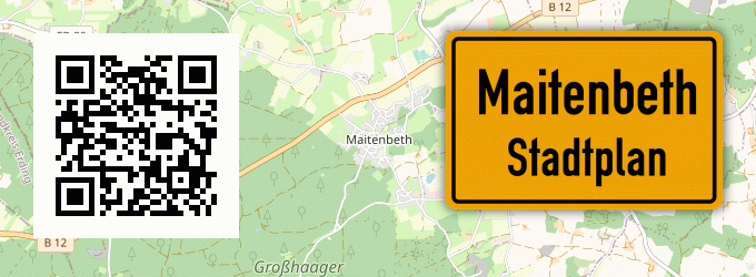 Stadtplan Maitenbeth